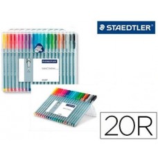 ESTUCHE 20 PIEZAS TRIPLUS FINELINER 334 (14+6 DE REGALO) SURTIDAS STAEDTLER 334 SB20P3 (Espera 4 dias)